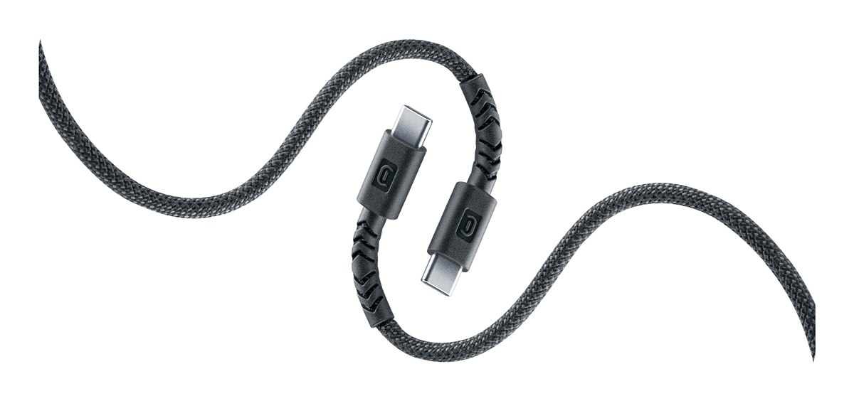 Кабел FLEXI BRAIDED  C2C 60W 60 см черен