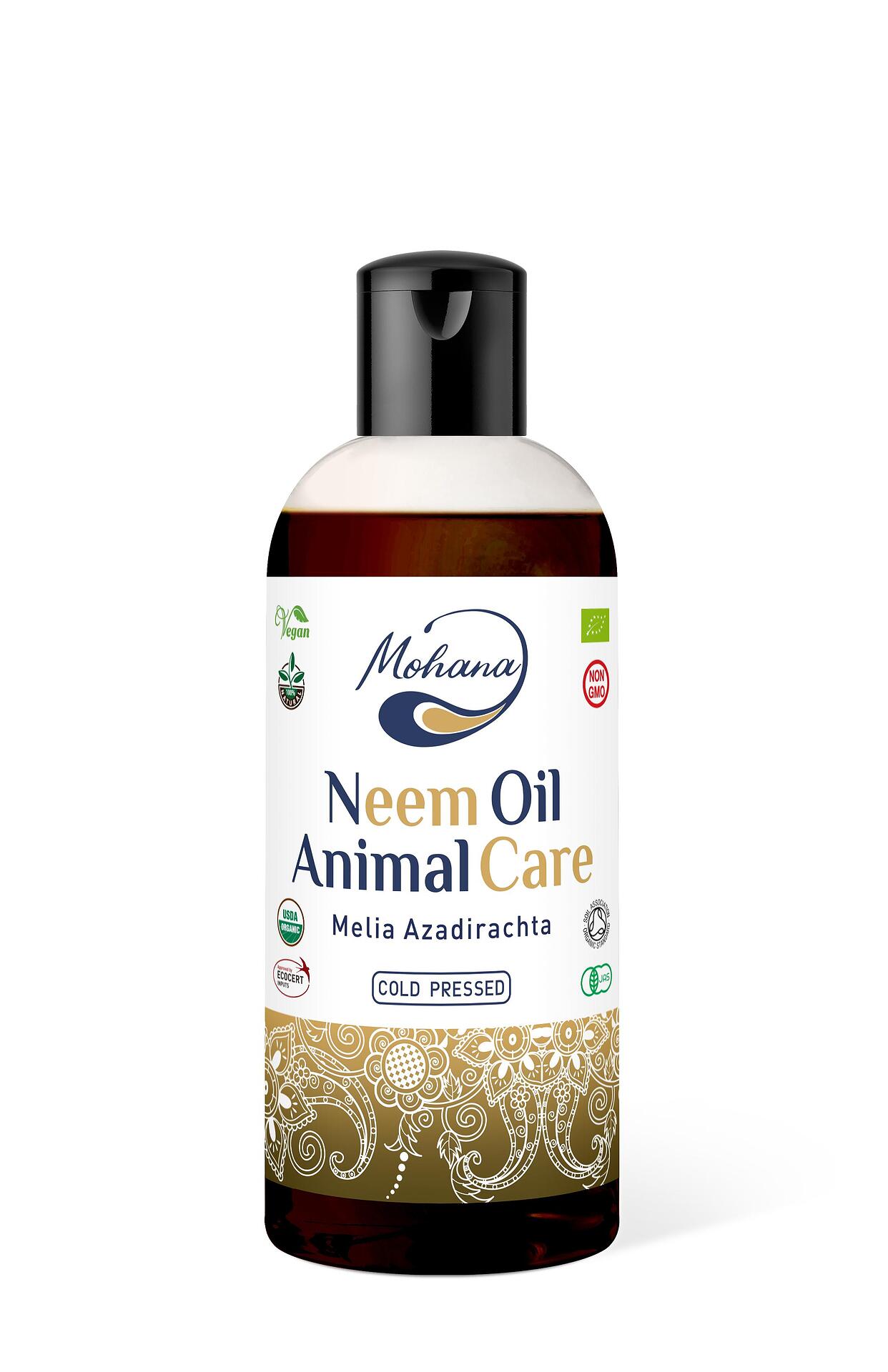 Neem oil , Био Студено пресовано масло от Нийм, Мохана Neem Animal Care, Водоразтворимо