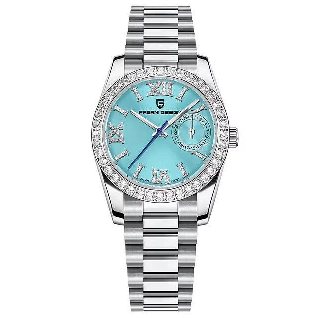Мъжки часовник Pagani Design Douceur PD-1776, сребрист/син