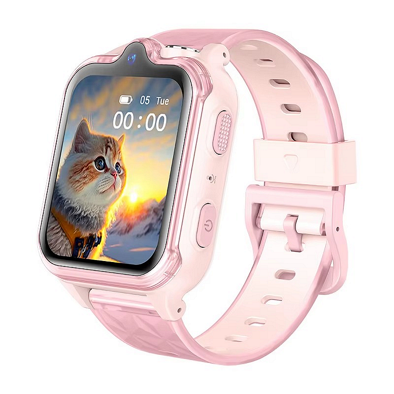 Детски смарт часовник NUBKI D35 PRO, розов