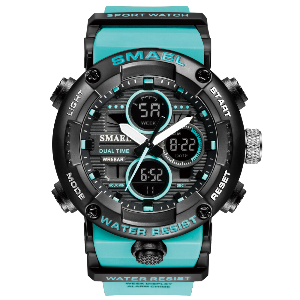Мъжки часовник Smael G Sport 8038, светлосин