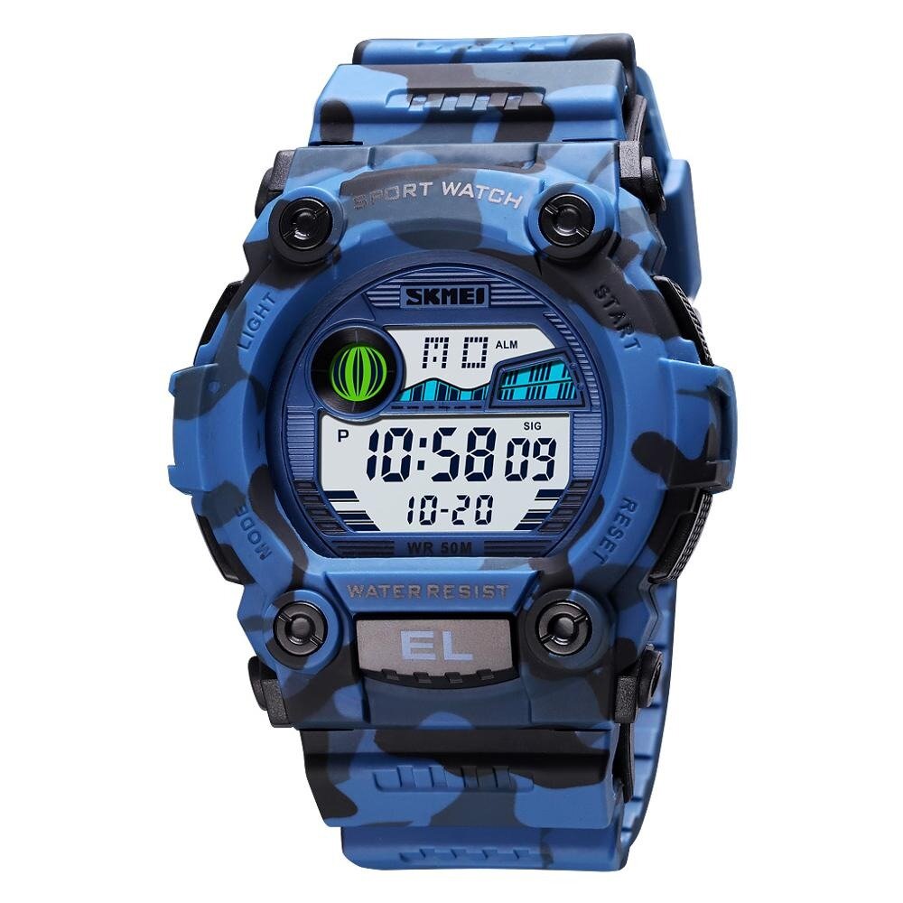 Детски часовник SKMEI Sport Street 1635, черен/син