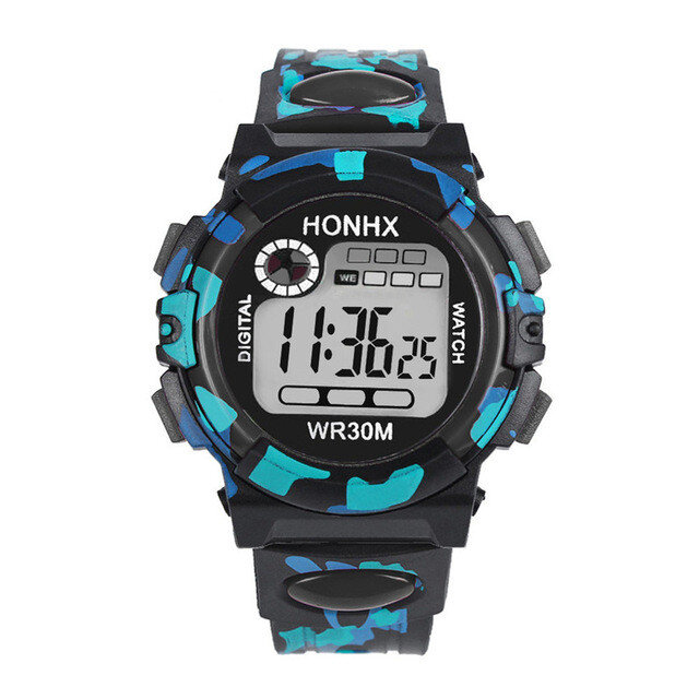 Детски часовник Honhx SHOCK 62003, черен