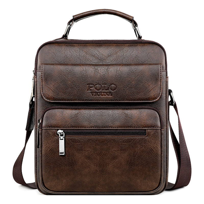 Мъжка чанта Vicuna Polo Doux V1050, кафява