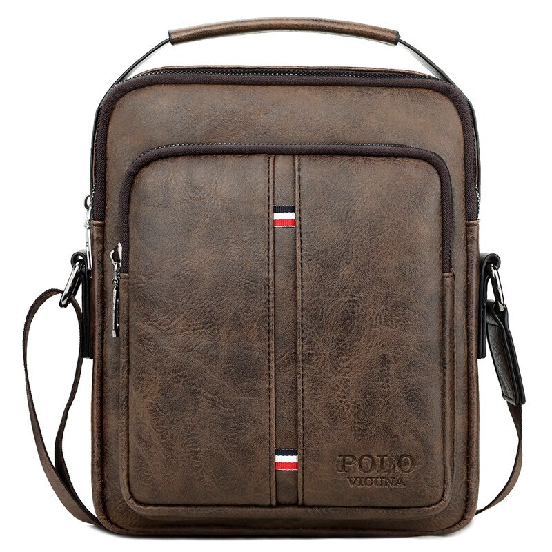 Мъжка чанта Vicuna Polo Coquillage 1034, кафява