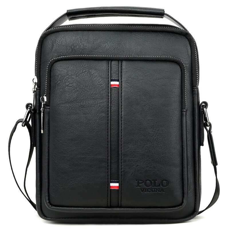 Мъжка чанта Vicuna Polo Coquillage 1034, черна