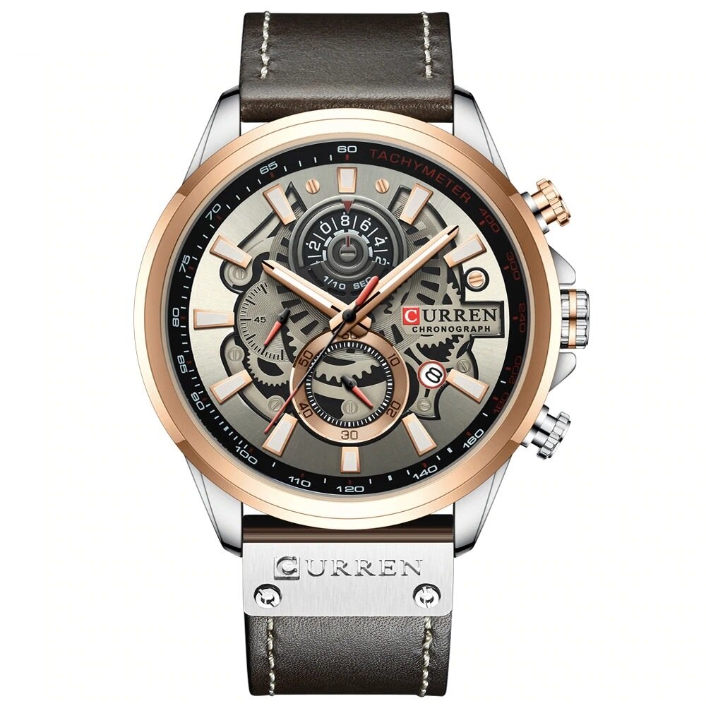 Мъжки часовник Curren Sorrex 8380, сив/златист