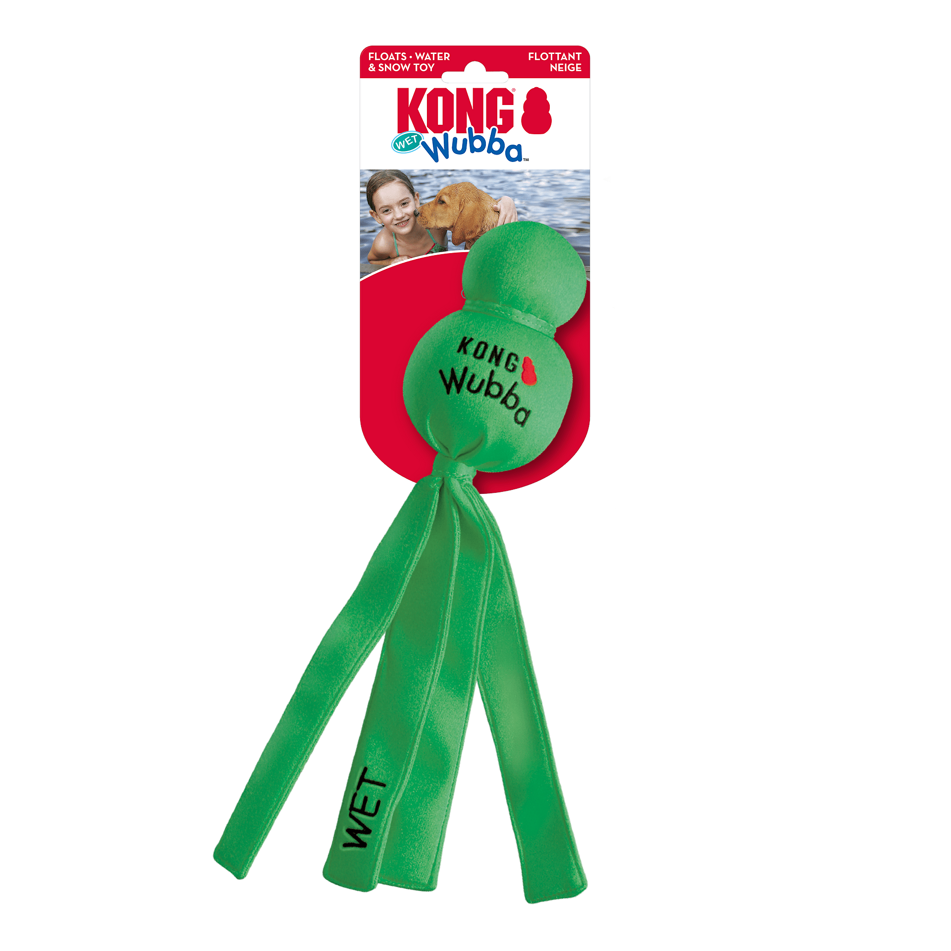 KONG large WET WUBBA, L, оранжев/orange