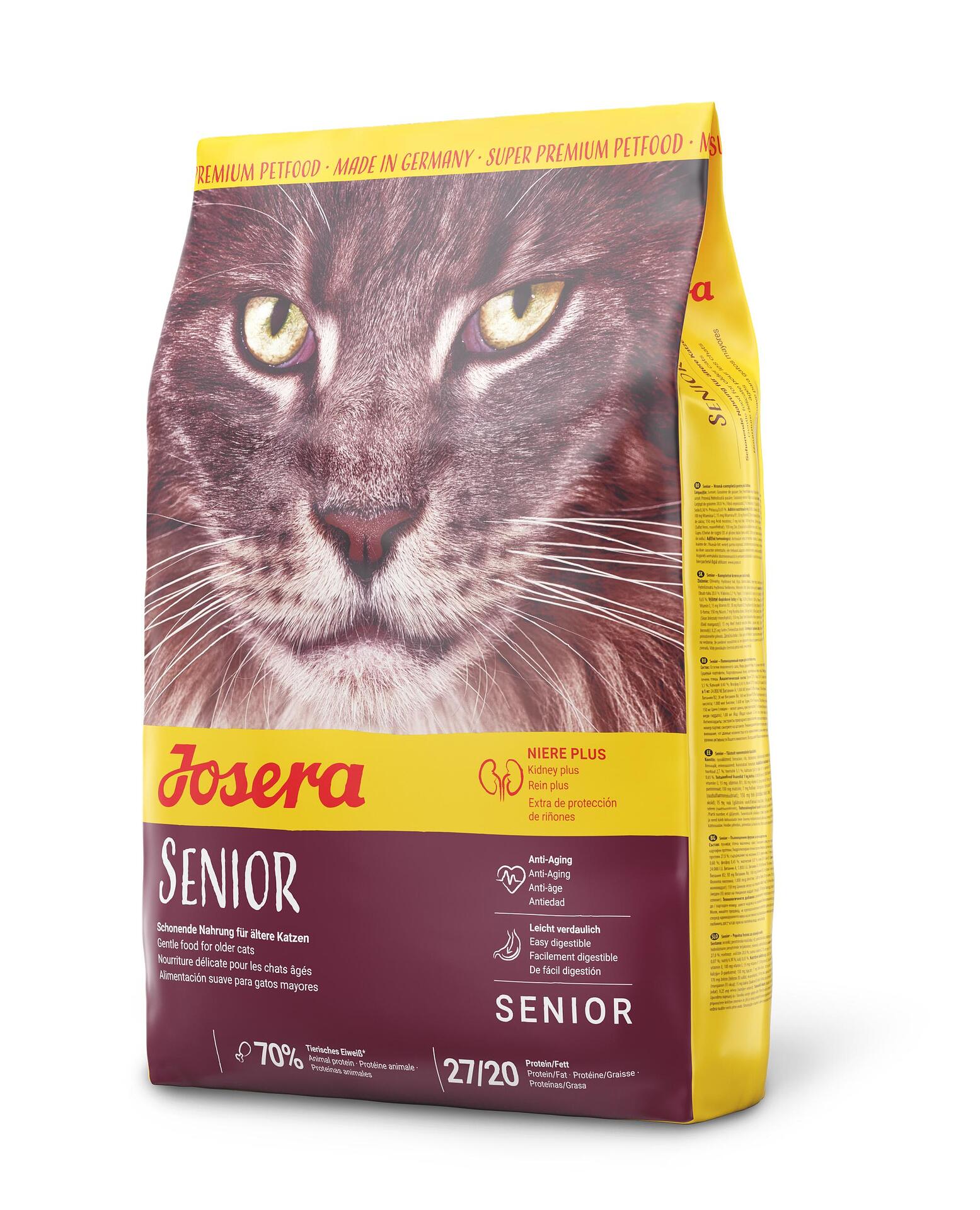Josera cat Carismo / Senior суха храна за възрастни котки - 400, 2 кг или 10 кг, 2 кг.