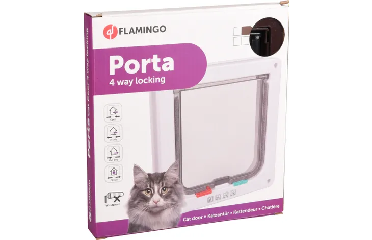 Flamingo Porta вратичка за вграждане 192 х 200 мм - различни цветове, Кафяв