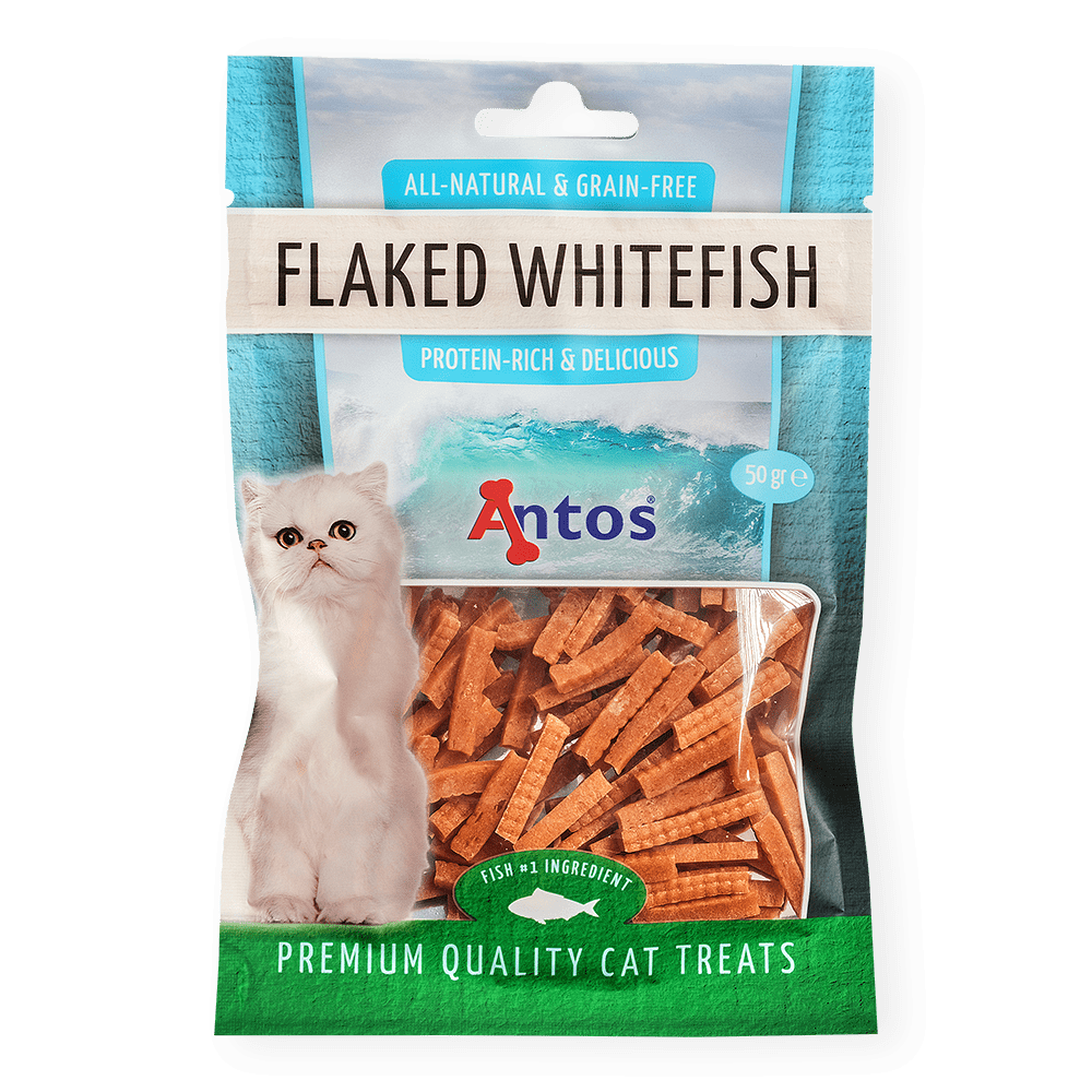 Antos Flaked Whitefish парченца от бяла риба 50 гр