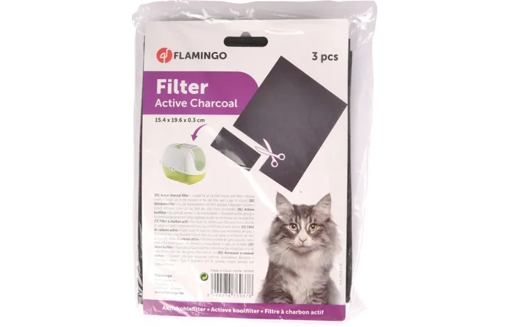 Flamingo УНИВЕРСАЛЕН ФИЛТЪР ЗА КОТЕШКА ТОАЛЕТНА 3бр