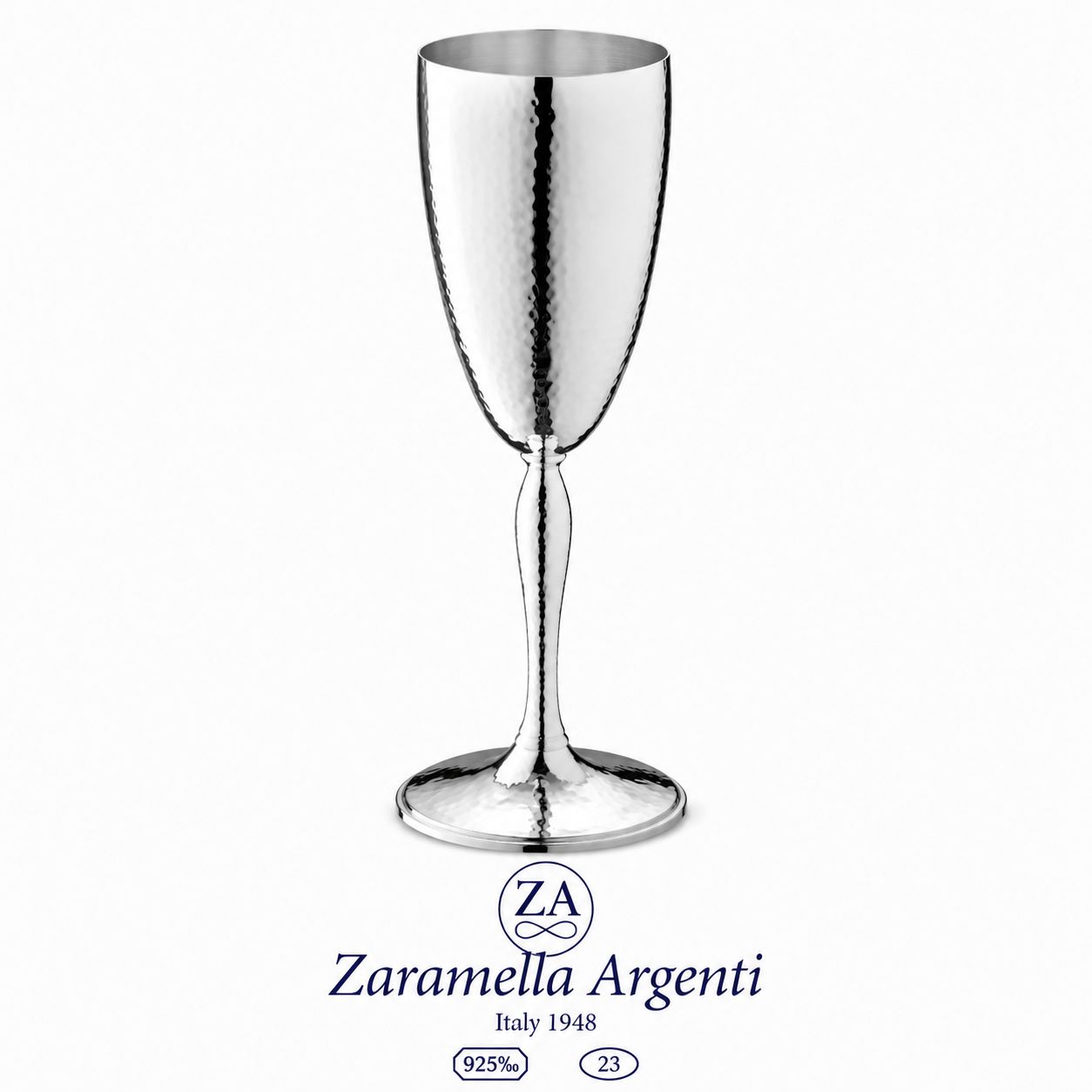 Сребърна чаша за вино Zaramella Argenti - Italy