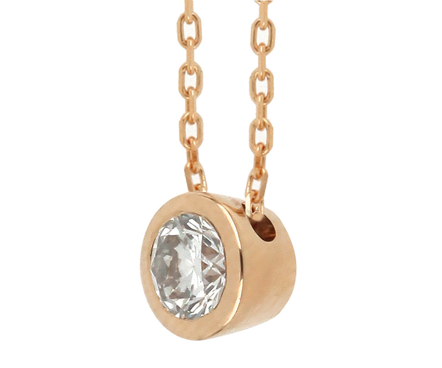 Златно колие с диамант - Goto Diamonds Collection