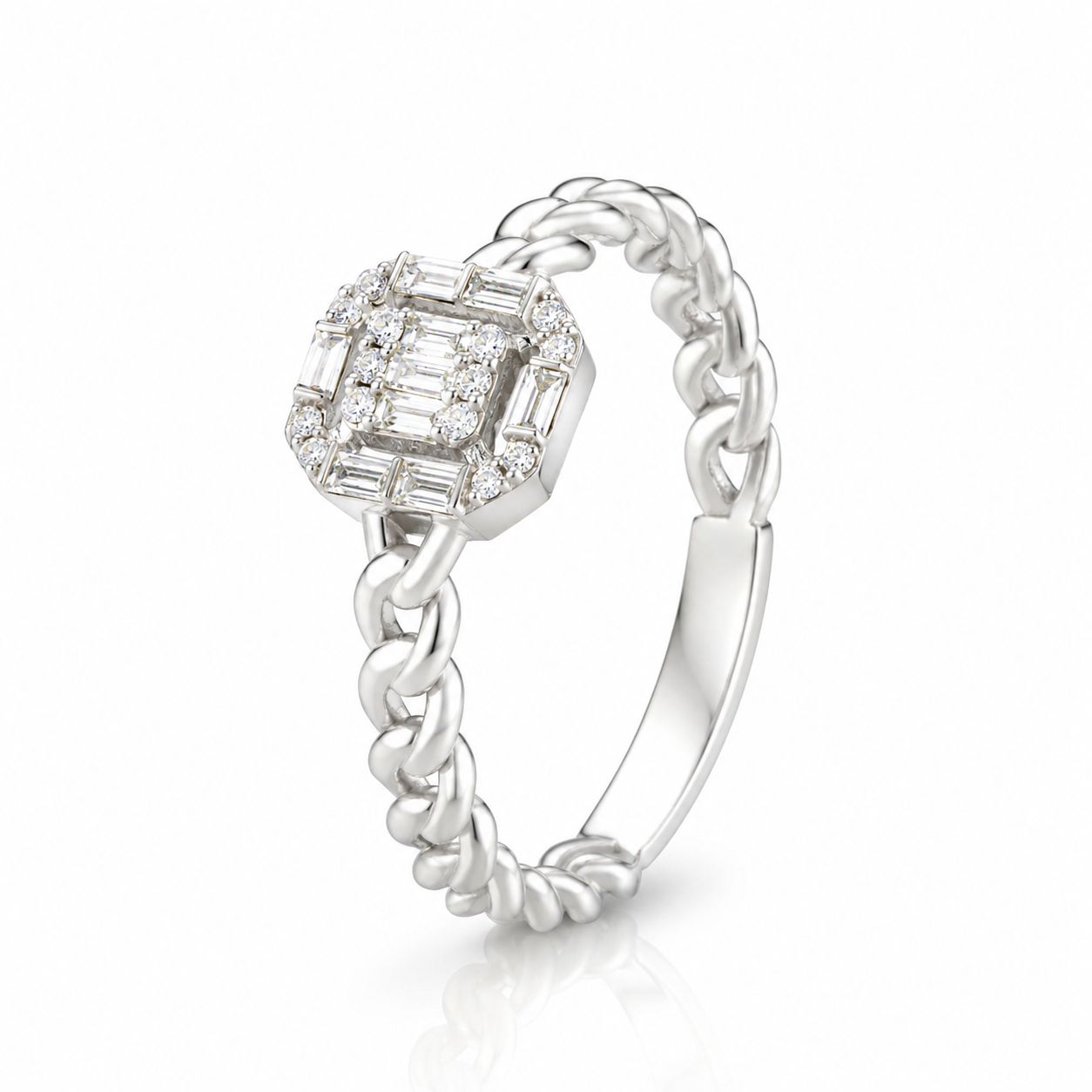 Златен пръстен с диаманти - Goto Diamonds Collection