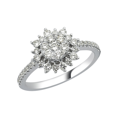 Златен пръстен с диаманти - Goto Diamonds Collection
