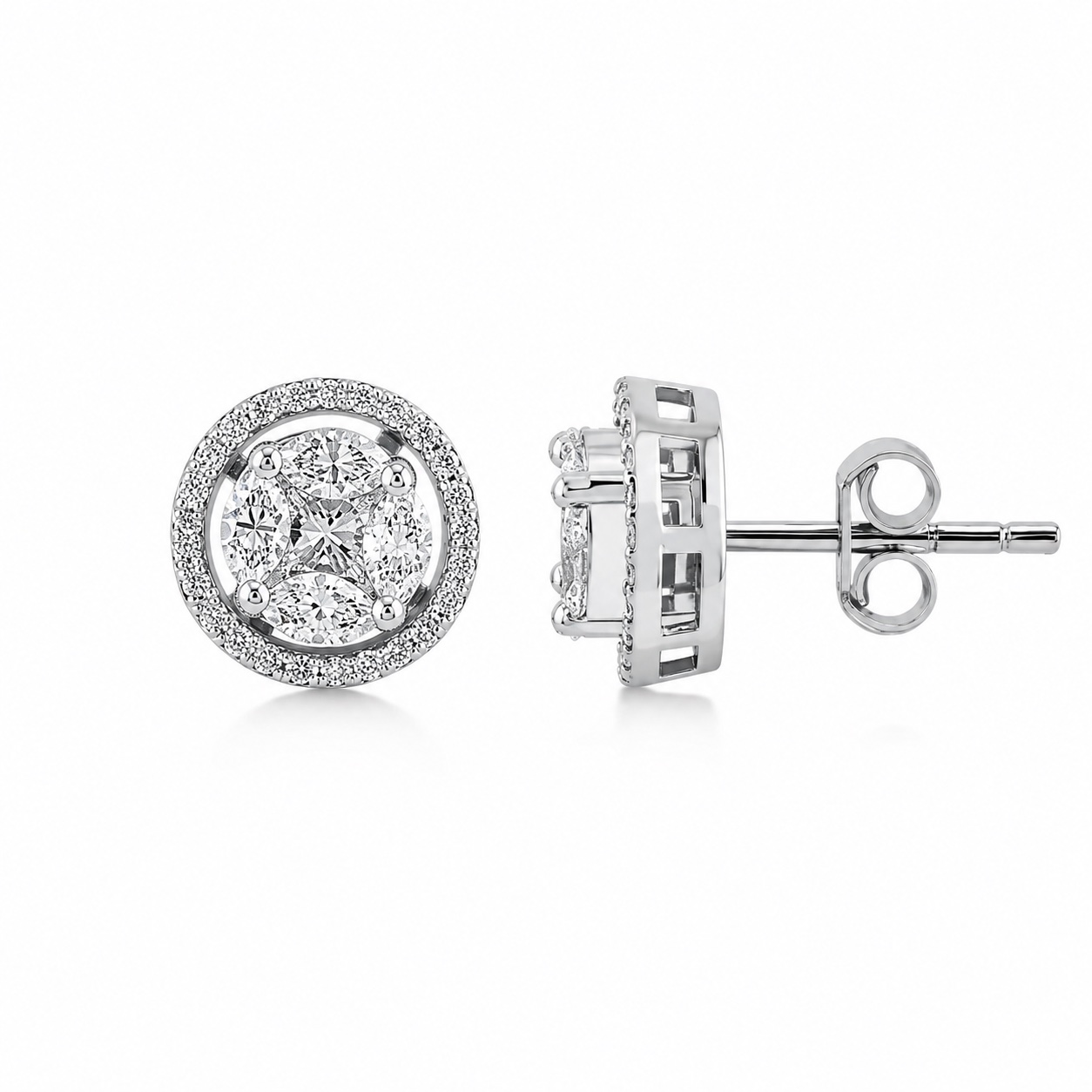 Златни обици с диаманти - Goto Diamonds Collection