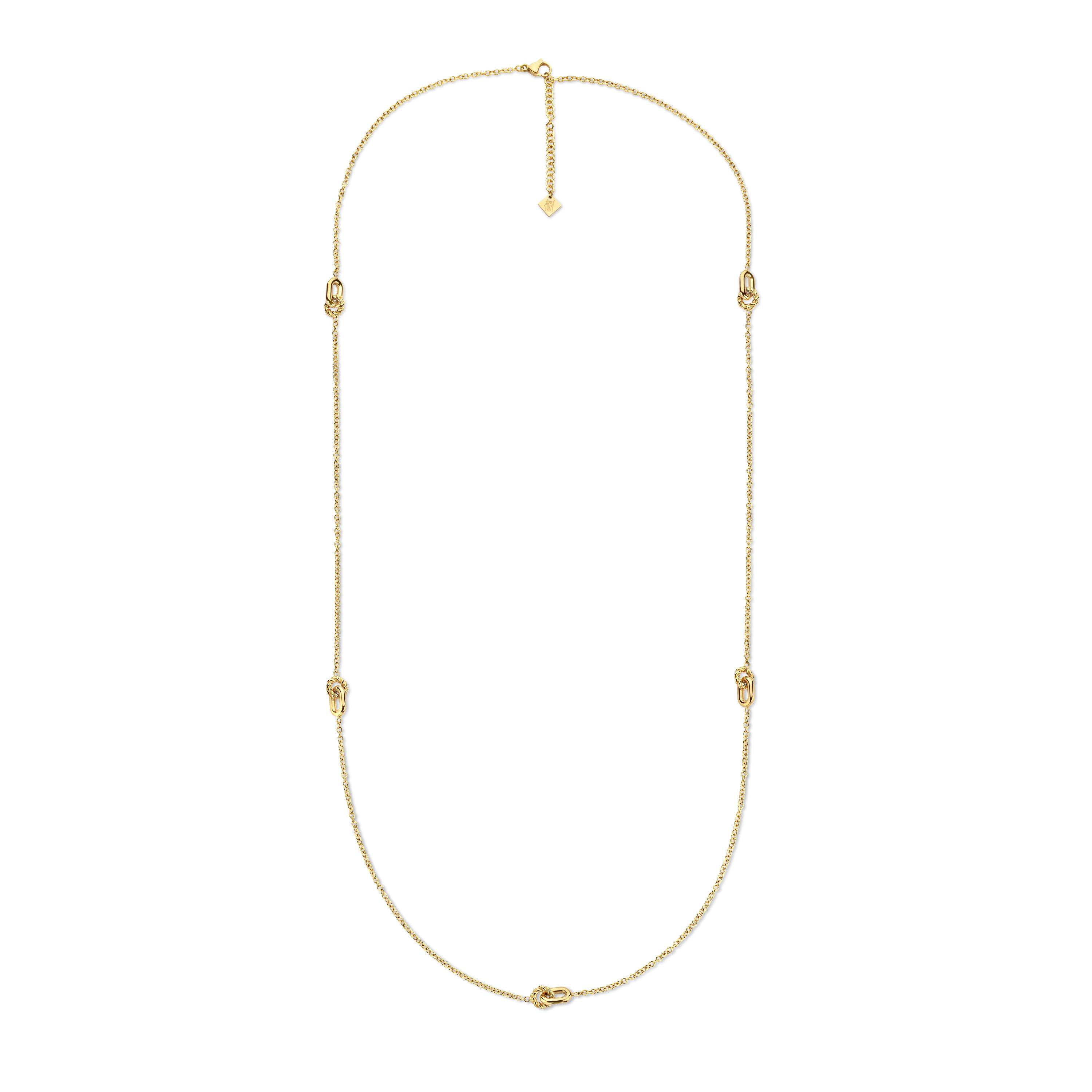 КОЛИЕ ОТ СТОМАНА С ПОЗЛАТА - CERRUTI JEWELLERY