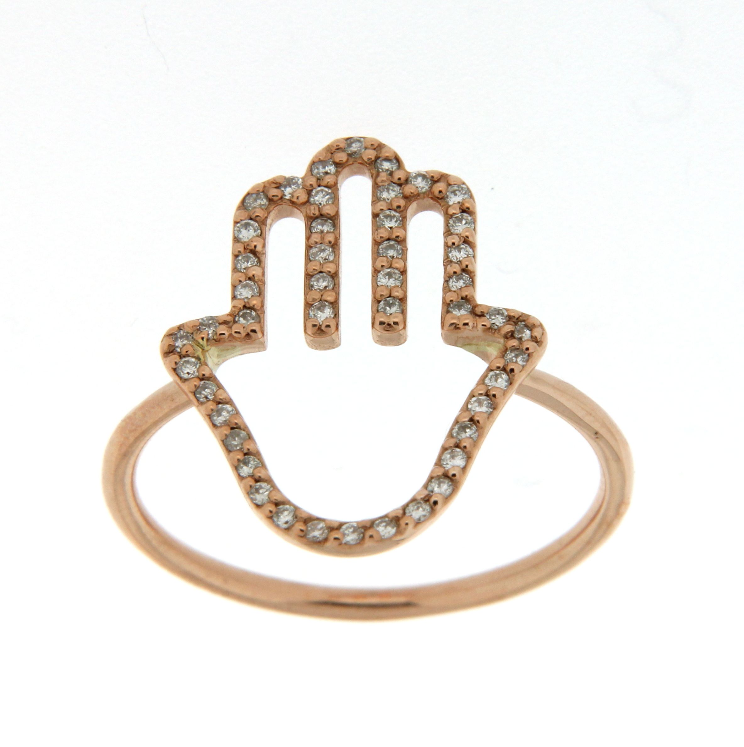 Златен дамски пръстен с диаманти - Goto Diamonds Collection