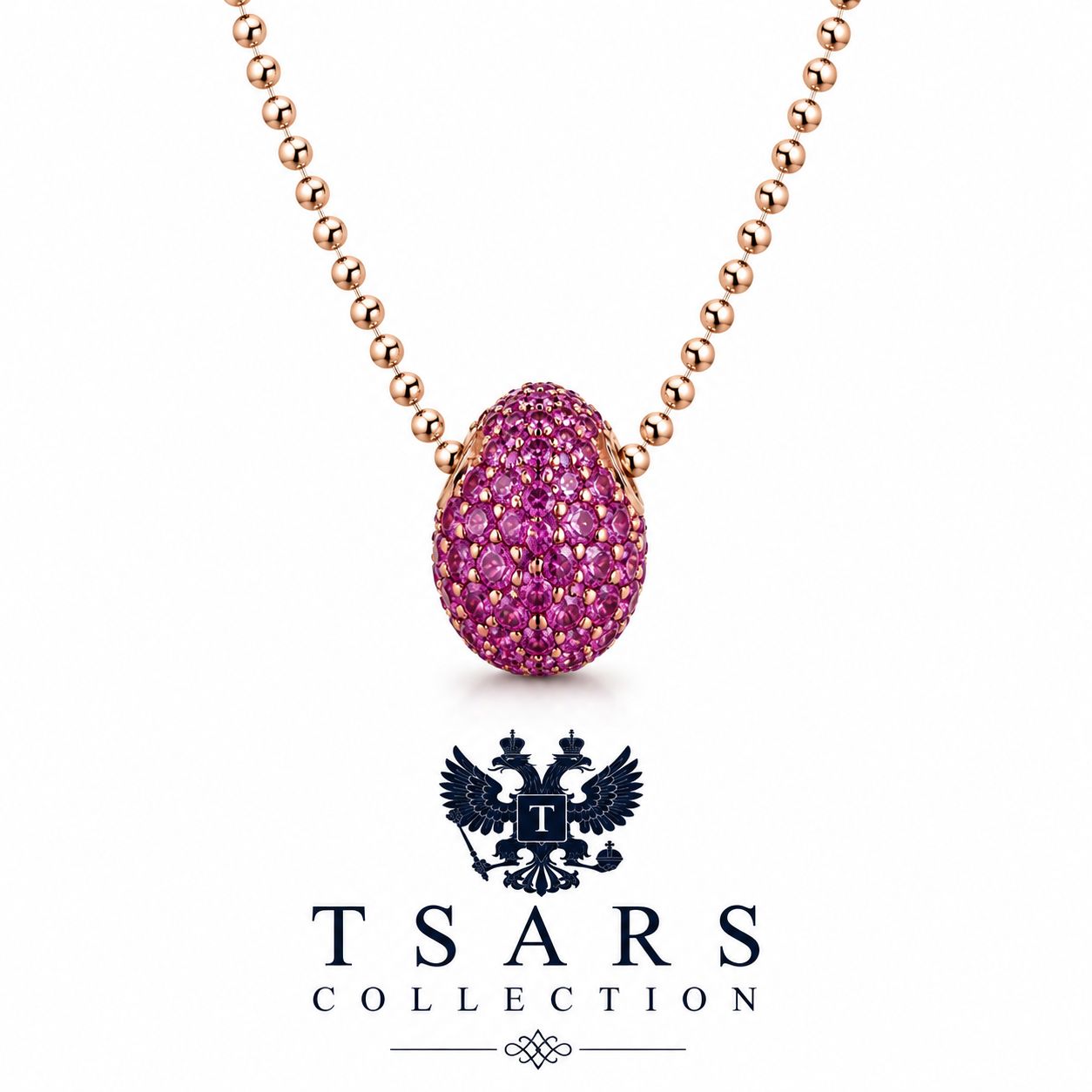 Сребърно колие - TSARS COLLECTON - BERRYFIEDSMALL