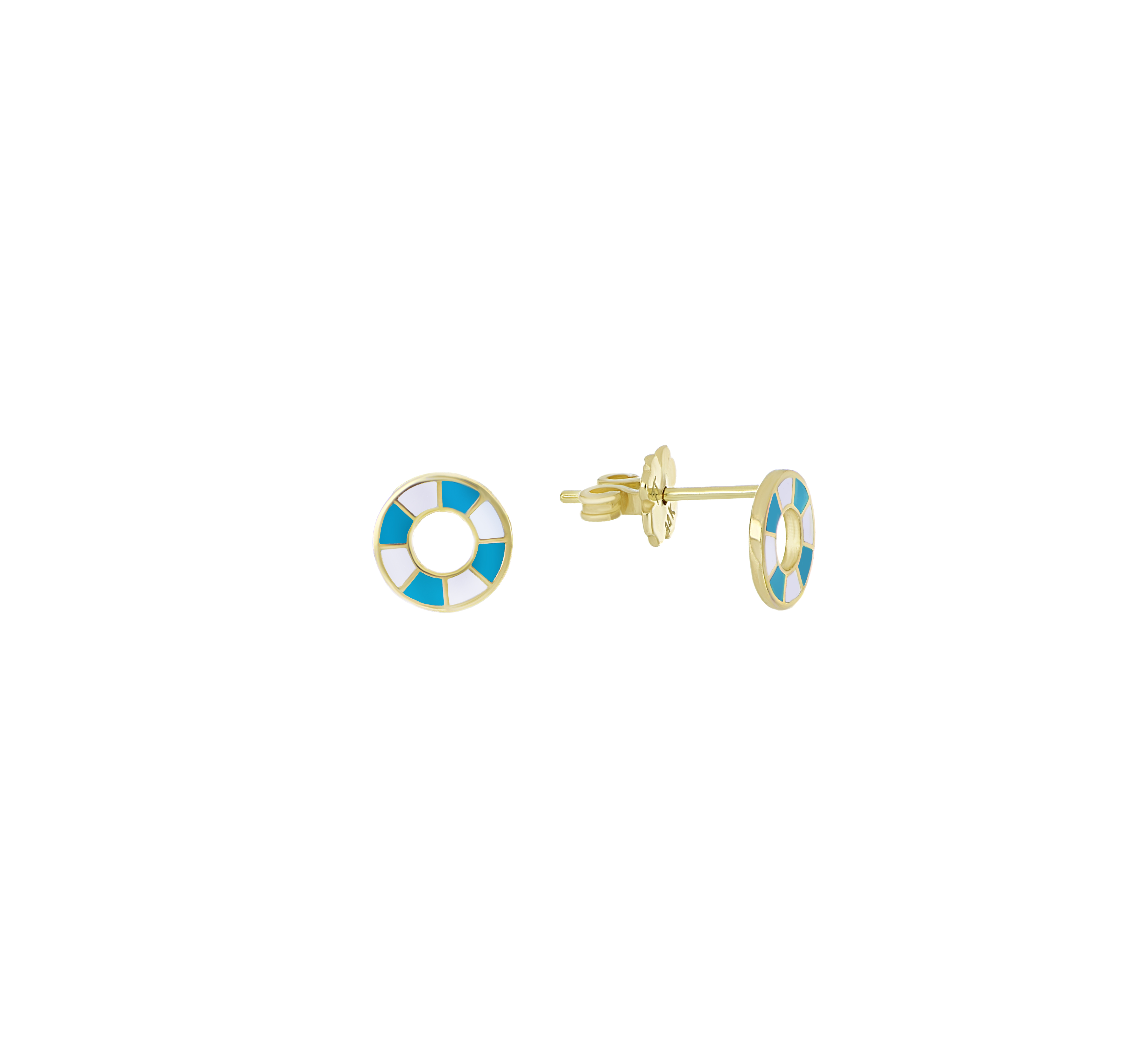 Златни обици "PIANO"