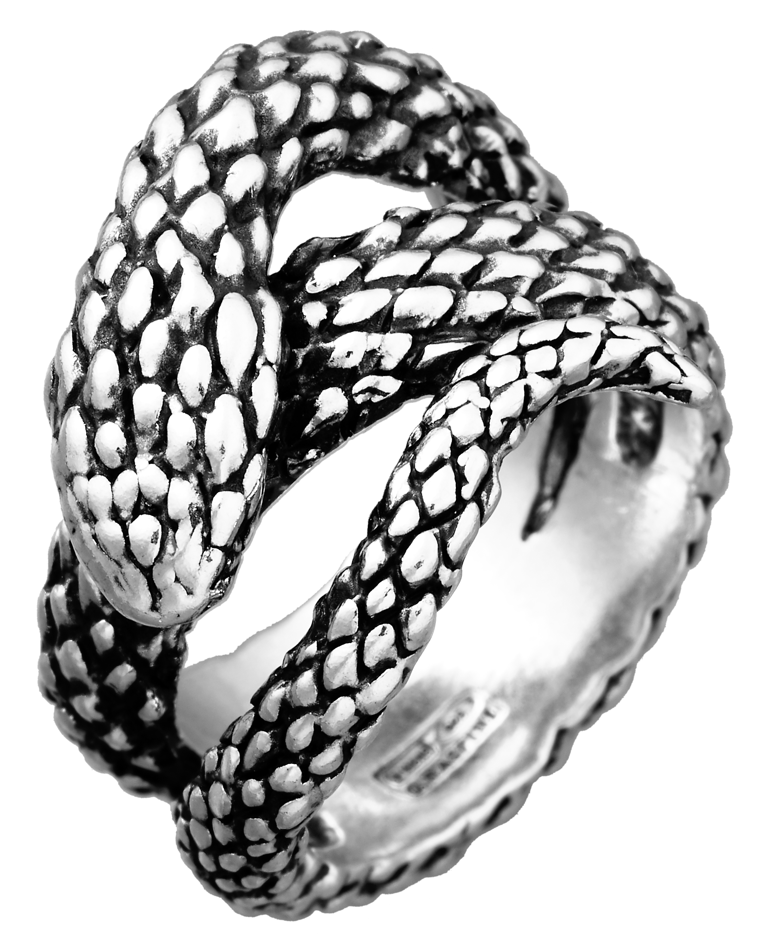 Дамски пръстен от сребро - Snake - GIOVANNI RASPINI