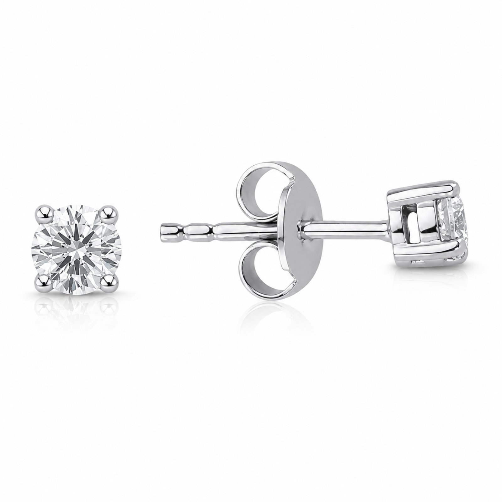 Златни обици с диаманти "Goto Diamonds Collection"