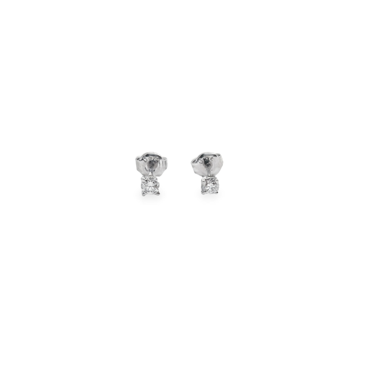Златни обици с лабораторни диаманти "Goto Lab-Grown Diamonds Collection"