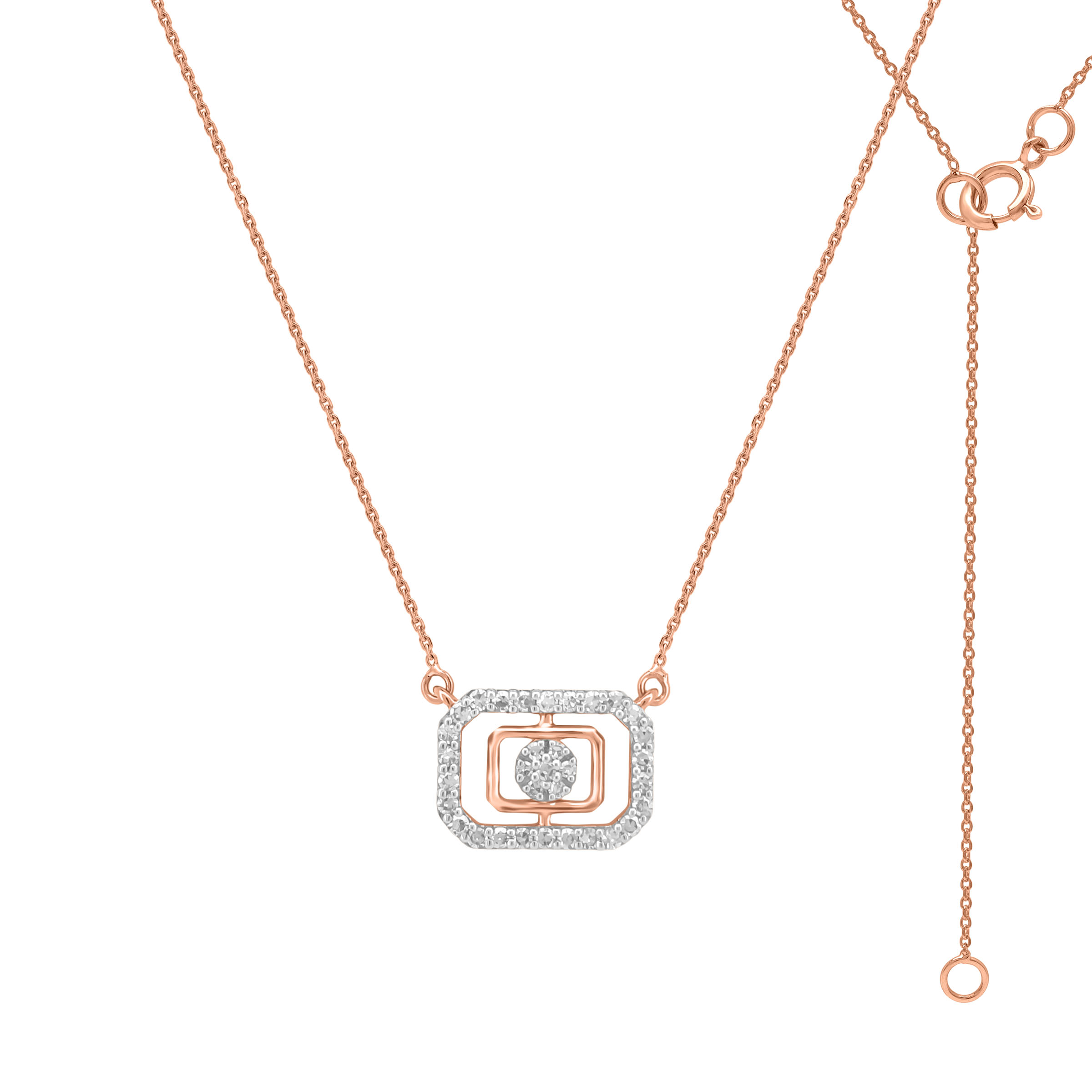 Златно колие с Диаманти Aspire Designs