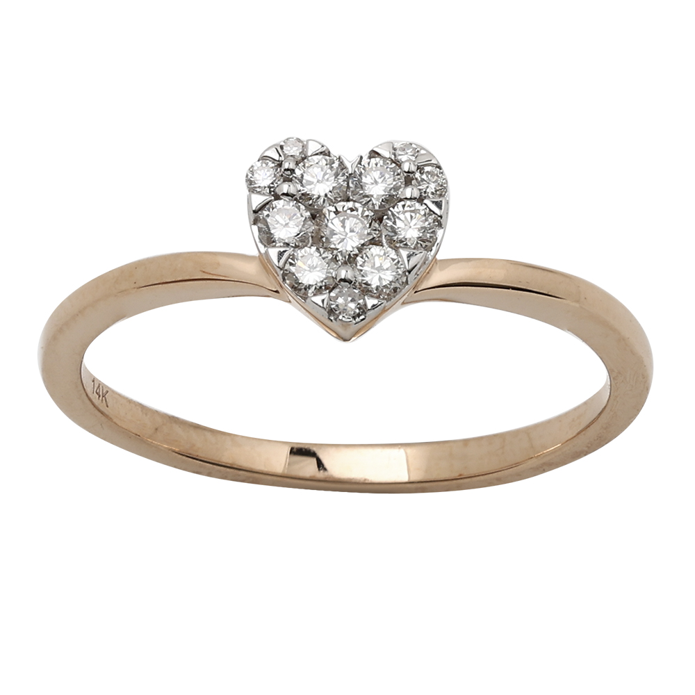Златен пръстен с Диаманти Aspire Designs
