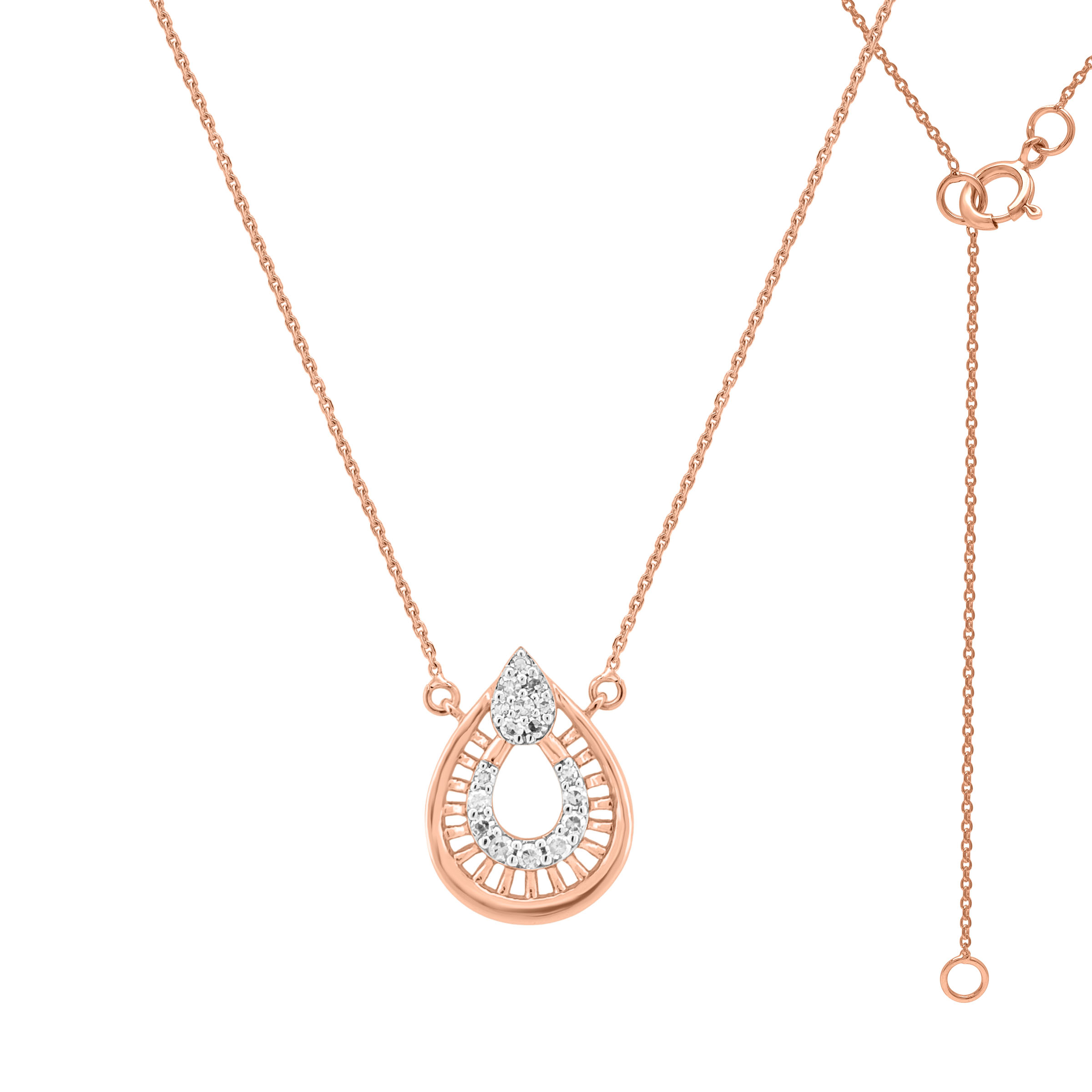 Златно колие с Диаманти Aspire Designs