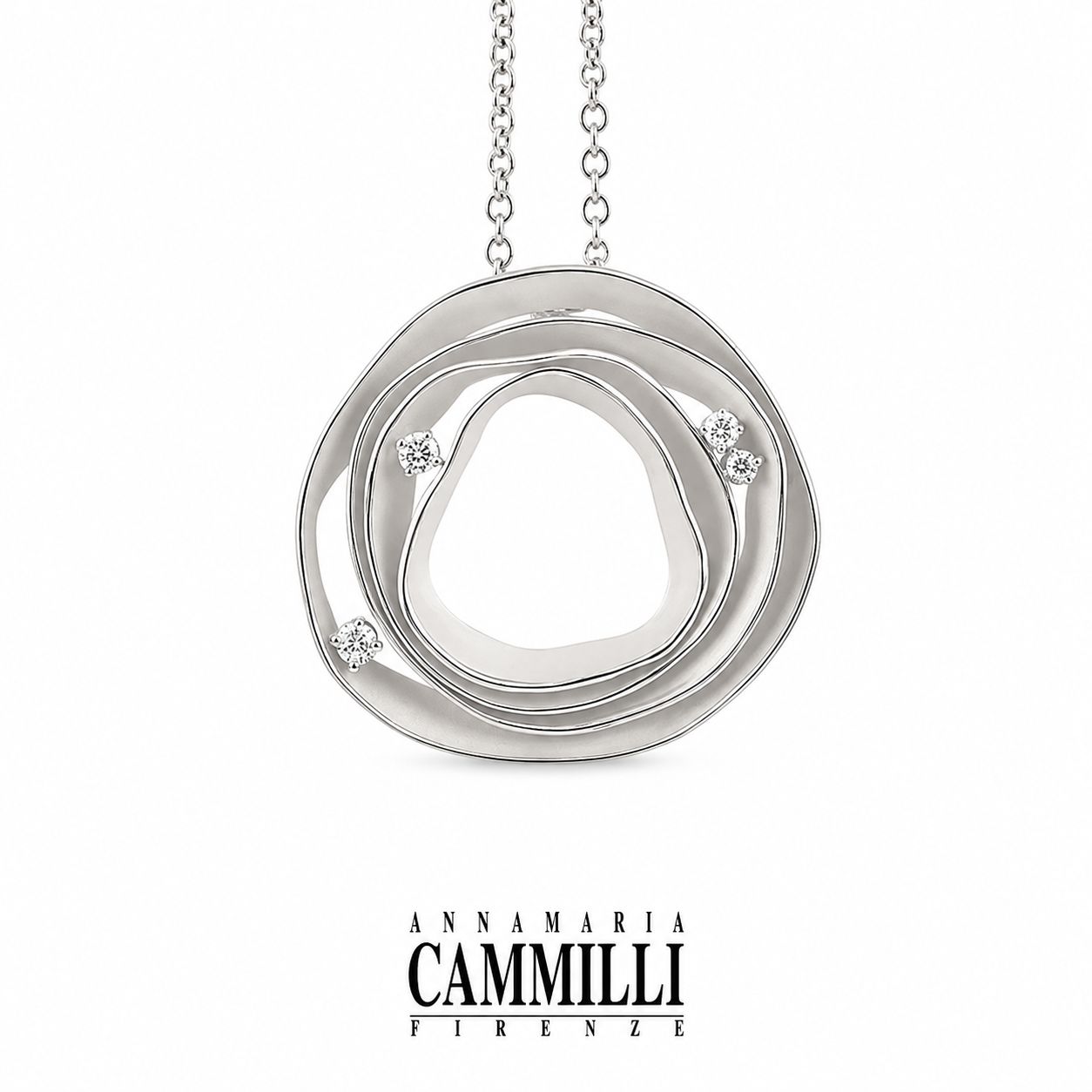 Златно колие с диаманти Annamaria Cammilli