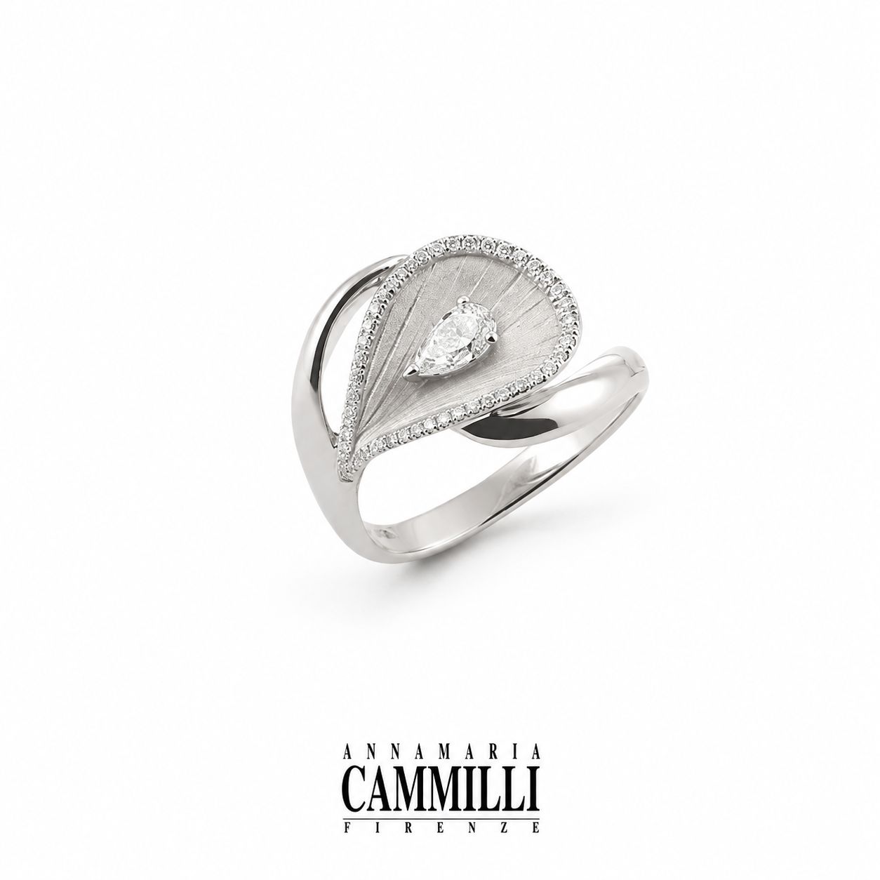 Златен дамски пръстен с диаманти Annamaria Cammilli