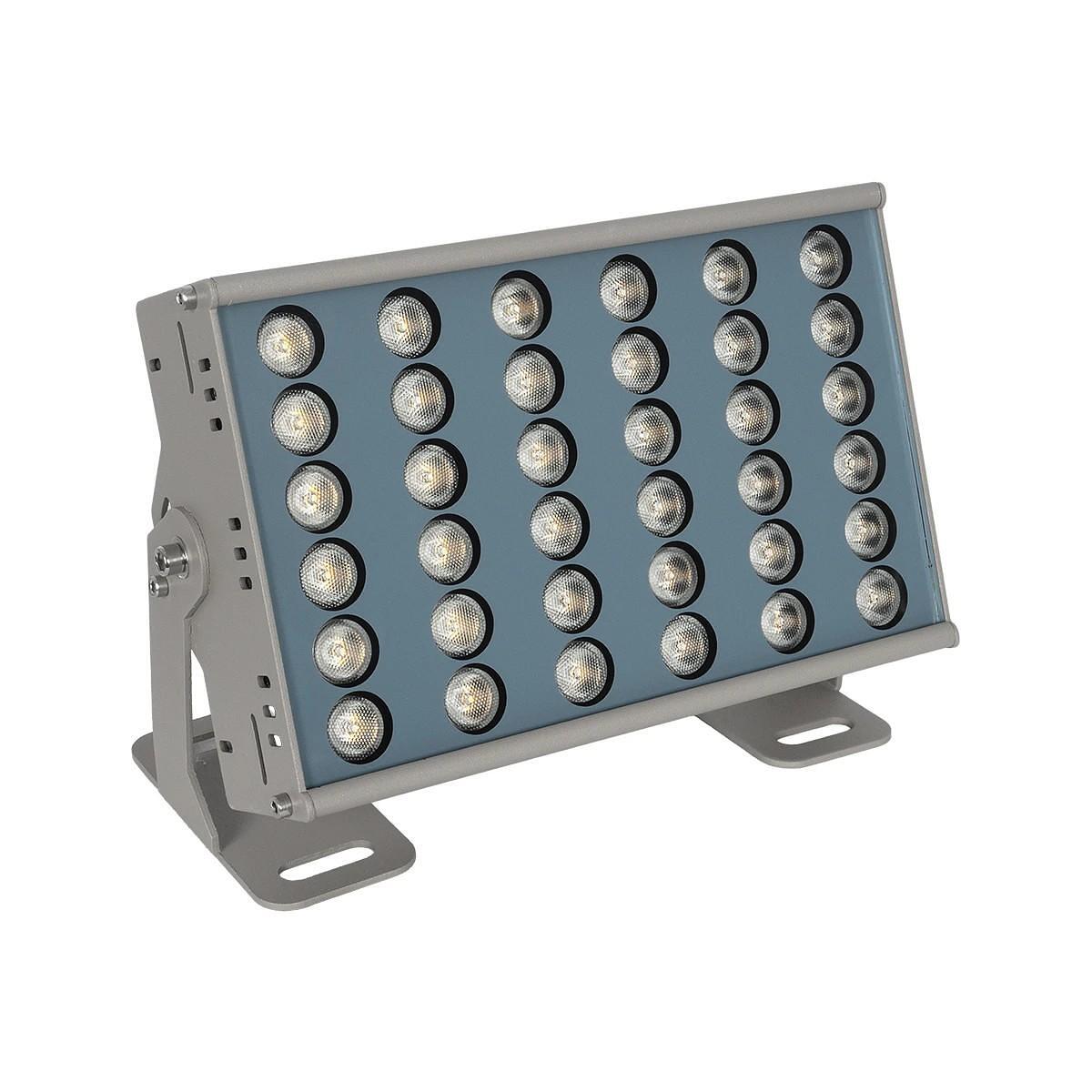 GLOBOSTAR ® FLOODHENO 999-0263 LED стенен прожектор с миене на стена 24W 2040lm 30° AC 220-240V Водоустойчив IP67 Ултра топло бяло 2200K