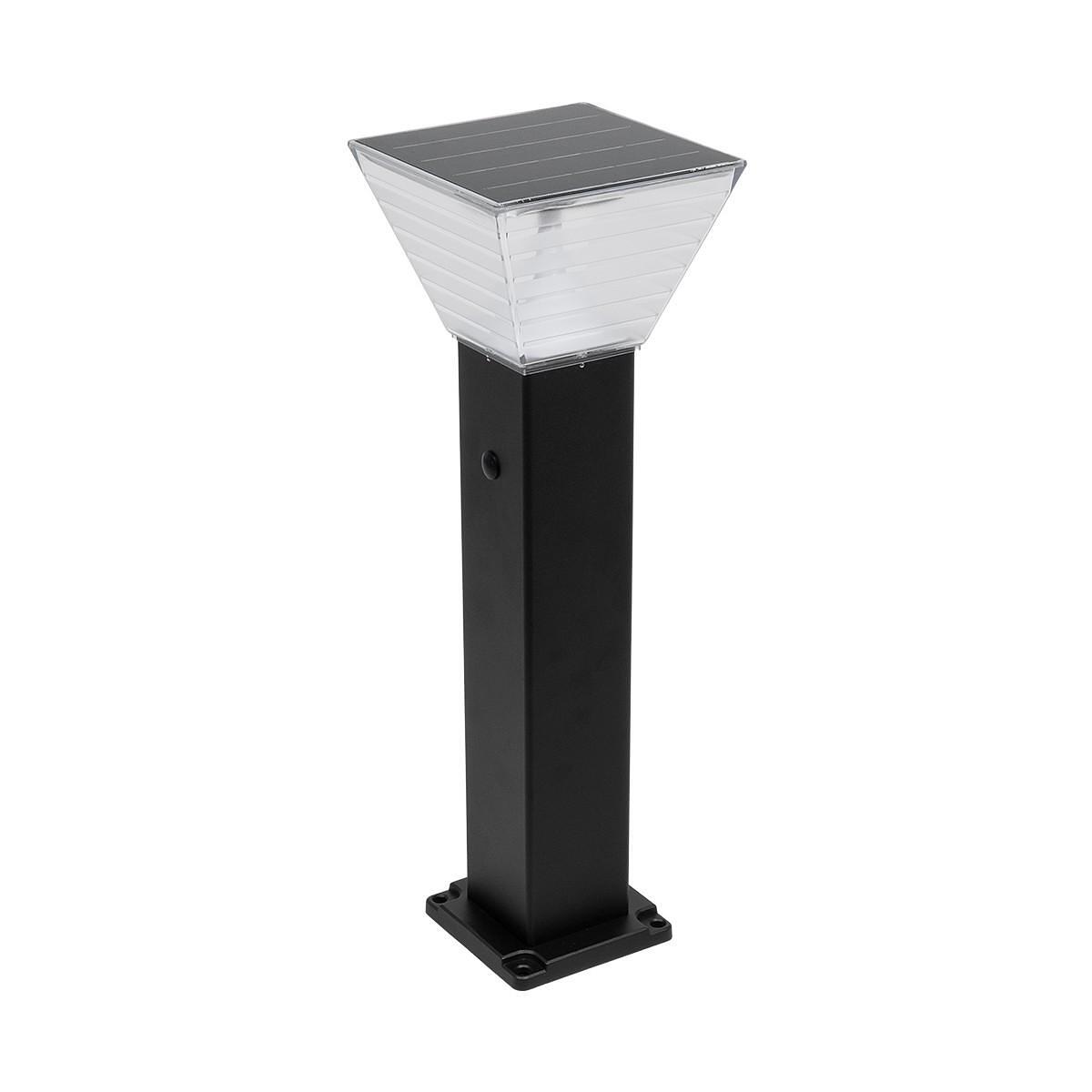 GLOBOSTAR ® VEGGIE 90524 LED градинска лампа 10W 500lm 120° с вграден фотоволтаичен панел 6V 2W и акумулаторна литиево-йонна батерия 3.2V 6000mAh със