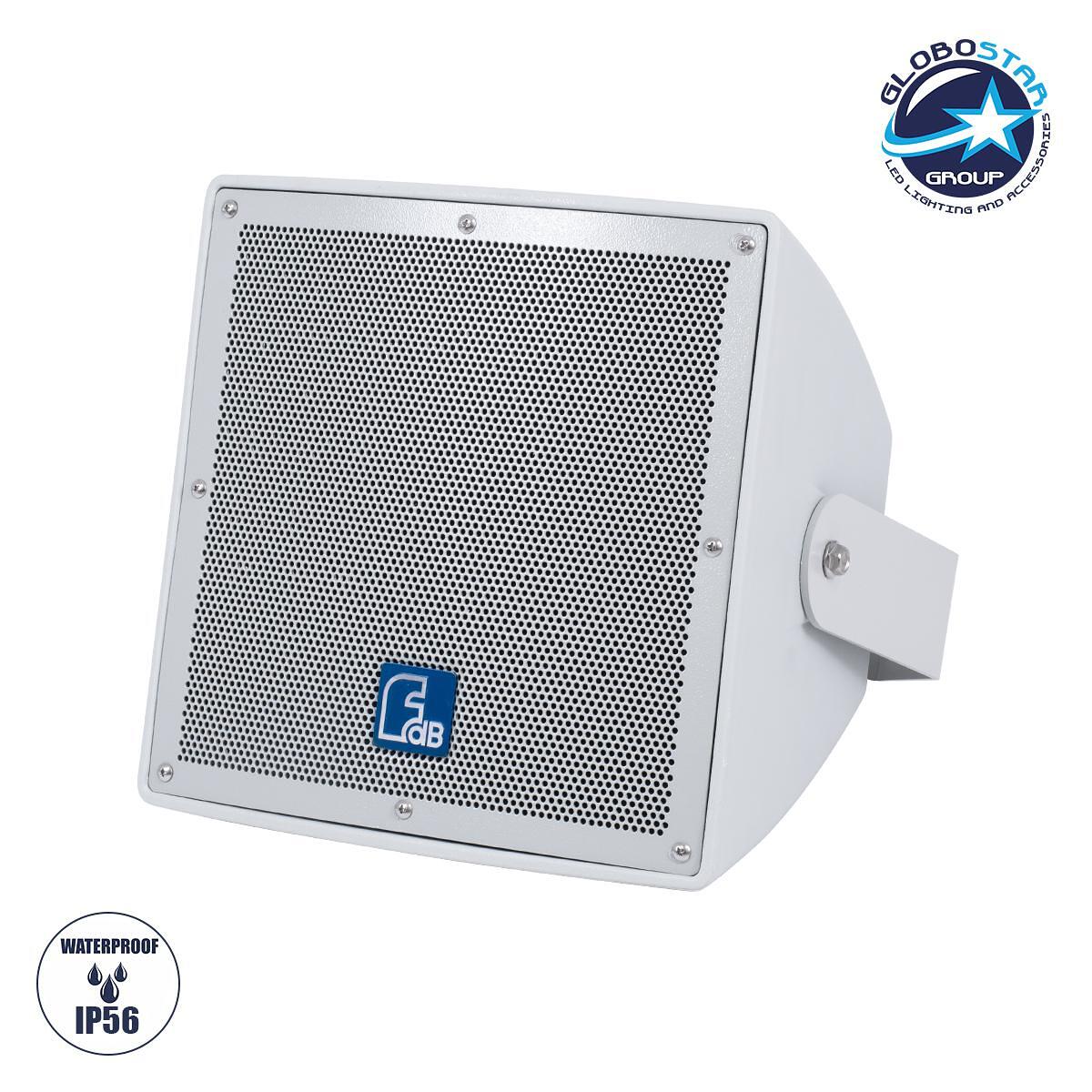 GloboStar® FDB LT208PT 98008 Facilities Speaker - Пасивна стенна инсталационна тонколона с трансформатор 100V & 8Ω - 150W RMS (600W Peak) - 1 x 8" LF