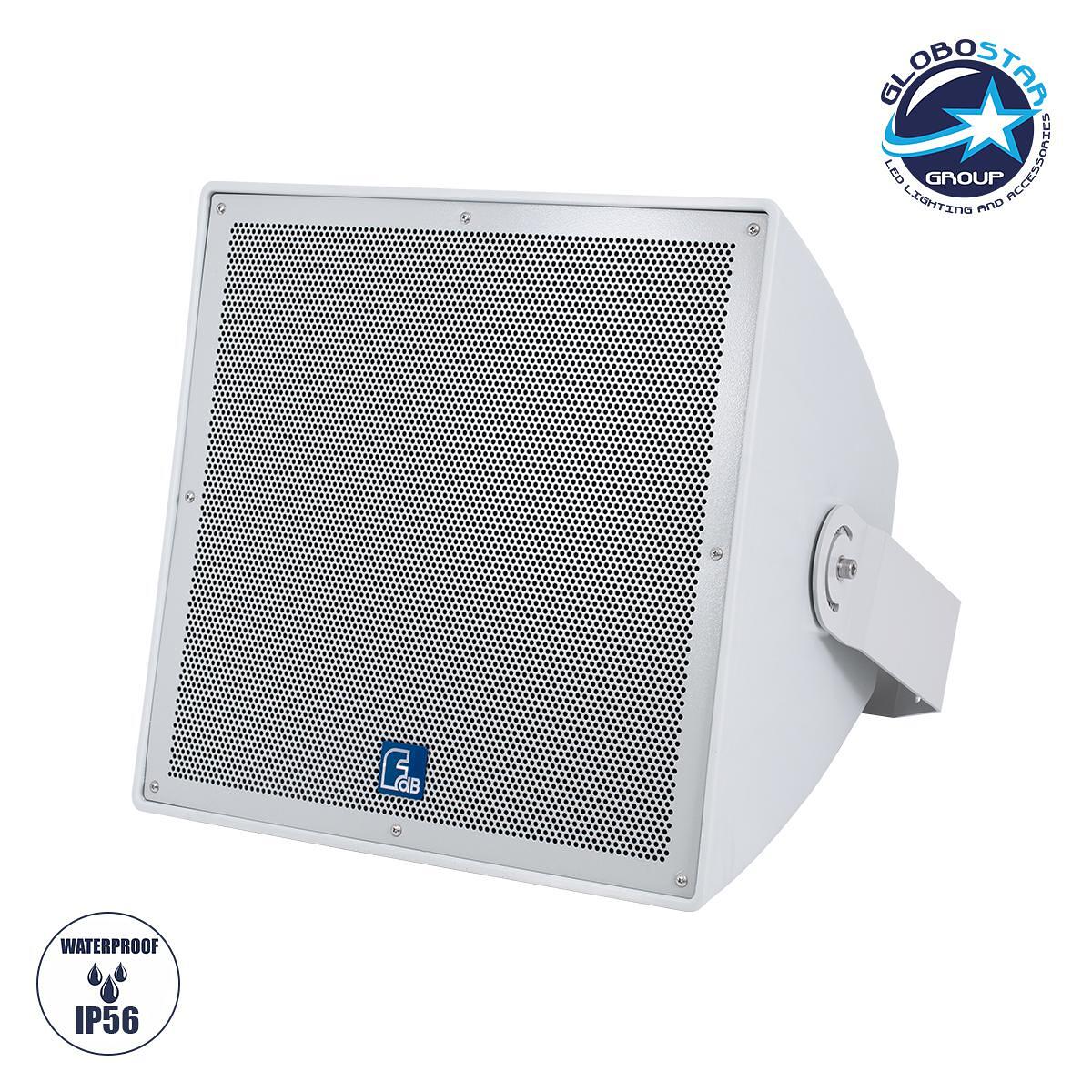 GloboStar® FDB LT115BT 98011 Facilities Speaker - Пасивен субуфер за инсталации за монтаж на стена с трансформатор 100V & 8Ω - 400W RMS (1600W Peak)