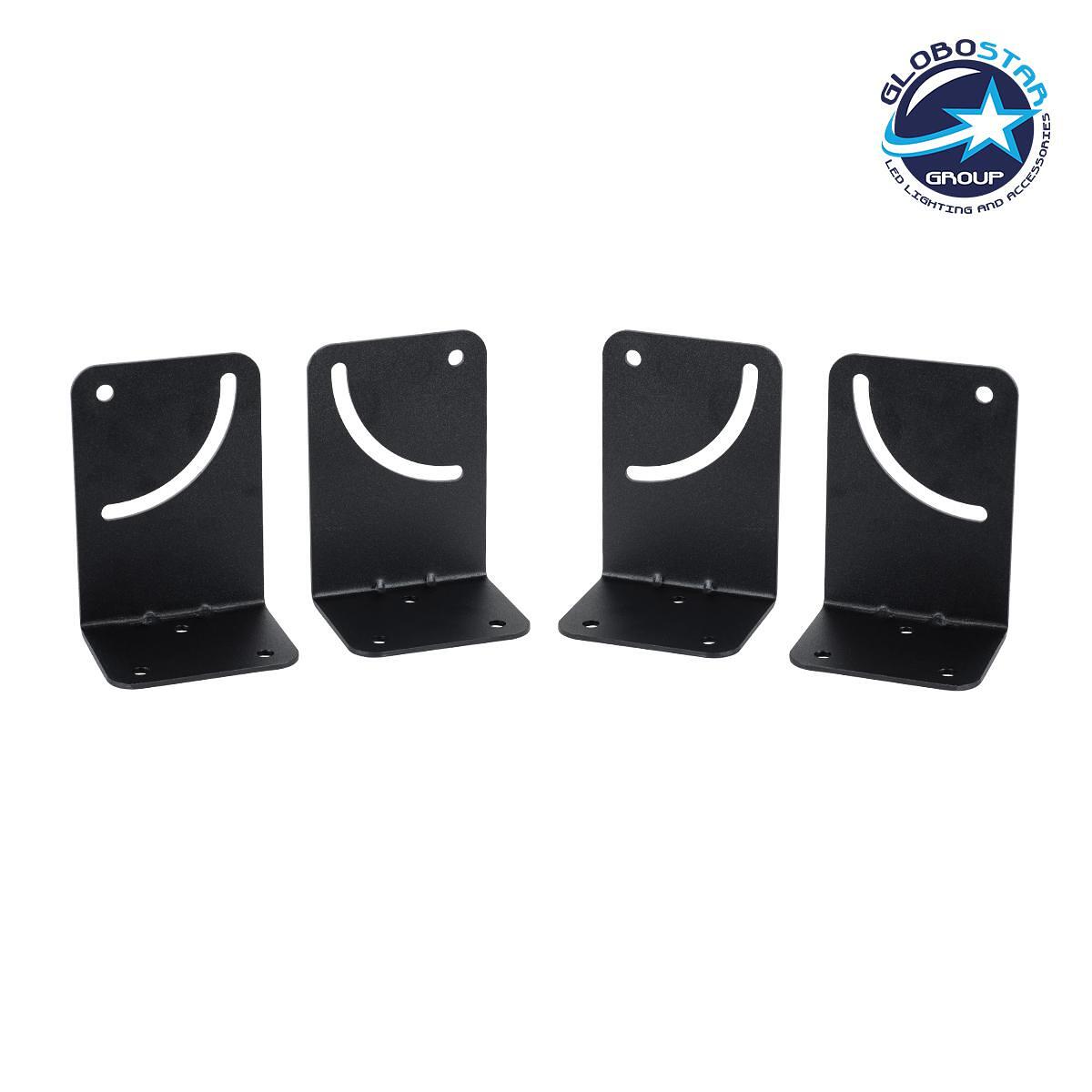 GloboStar® FDB K803-WB7 98029 Стенна Регулируема Стойка за Тонколона - За Монтаж на Колонна Аудио Система K803 - IP20 - Черен - Д10 x Ш8 x В14.5cm -