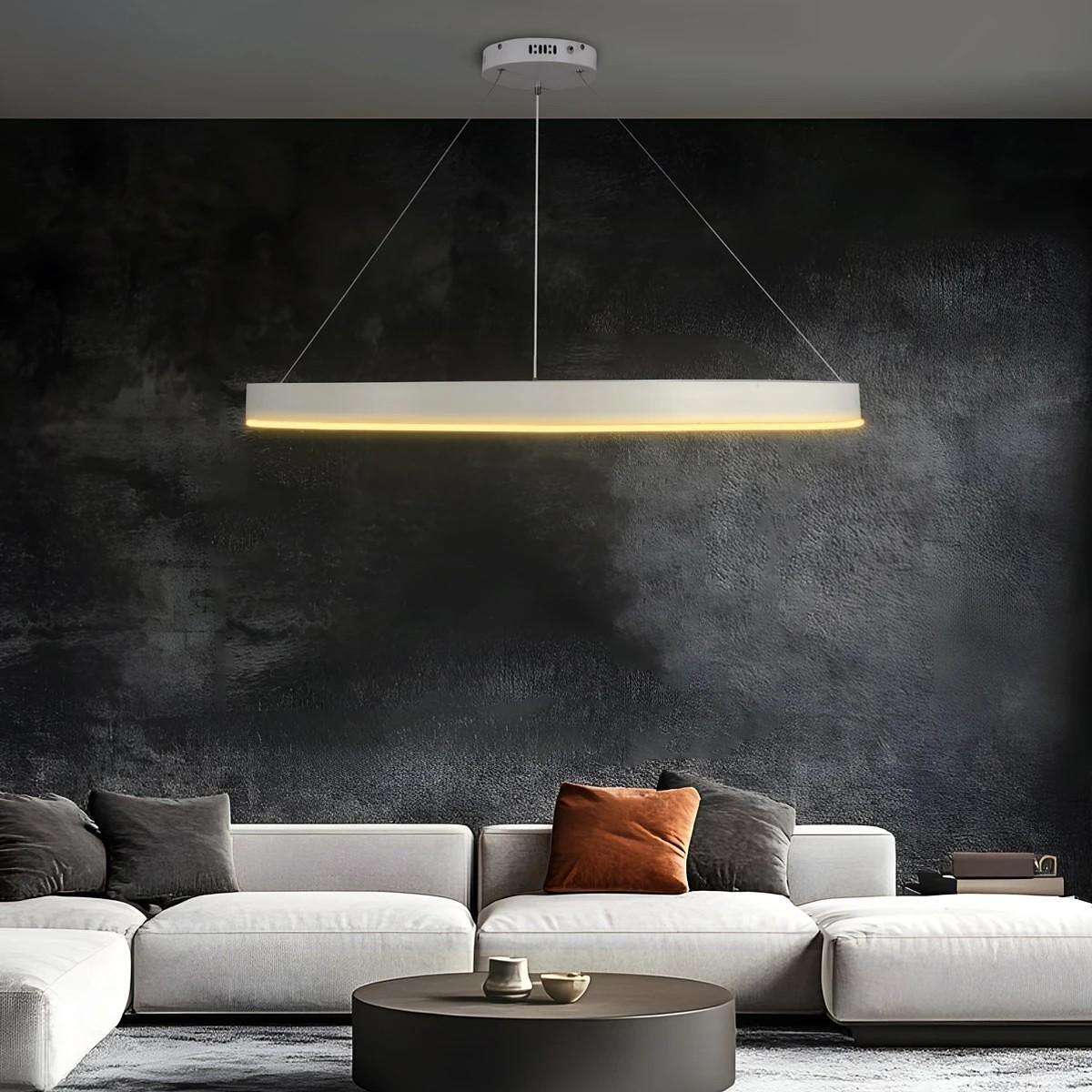 kelvo ® VENOM KLV-101-0194 LED висяща таванна лампа 75W 7500lm 120° AC 220-240V IP20 Регулируема бяла светлина с контрол от 2700K до 6000K - Д 100 x
