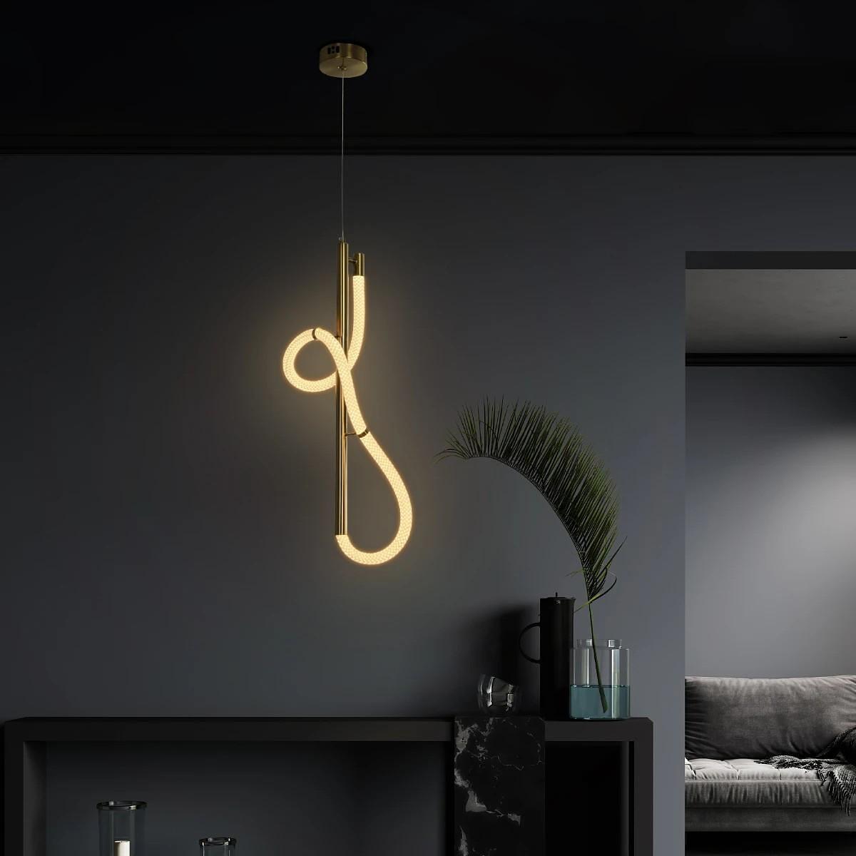 kelvo ® GLOW KLV-101-0160 LED висяща таванна лампа 24W 2400lm 360° AC 220-240V IP20 Регулируема бяла светлина с вкл./изкл. 2700K/4500K/6000K - Д30 x