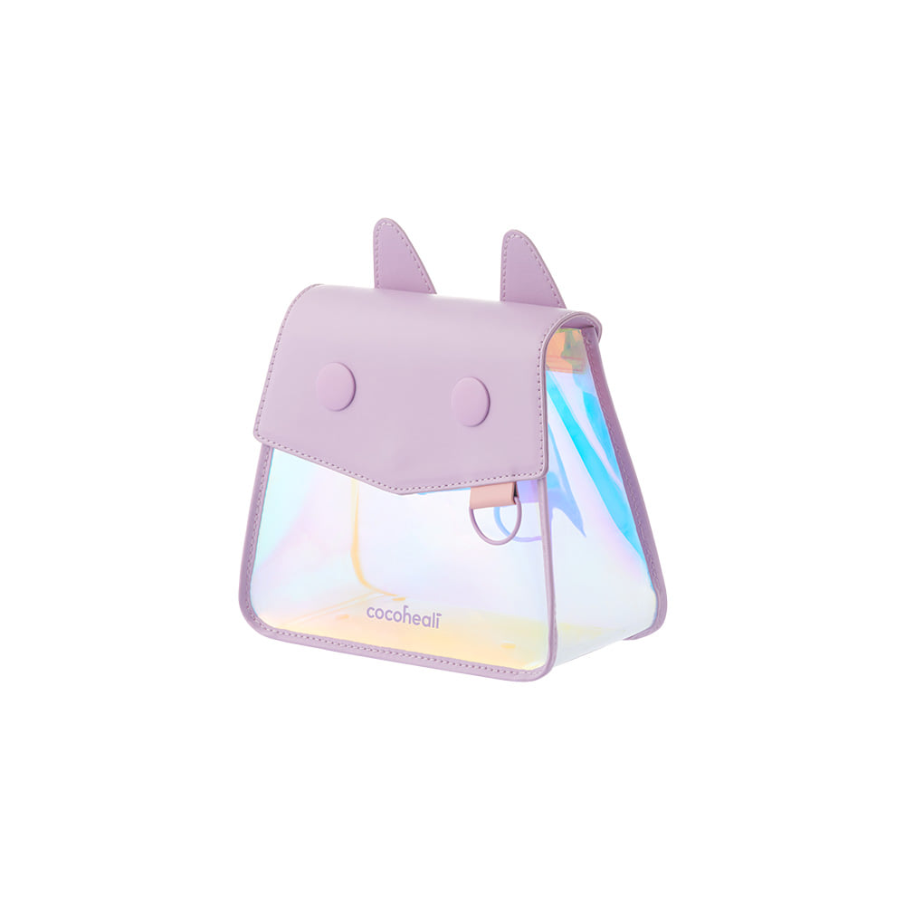 Cocoheali Cococat Hologram Bag - стилна детска козметична чантичка