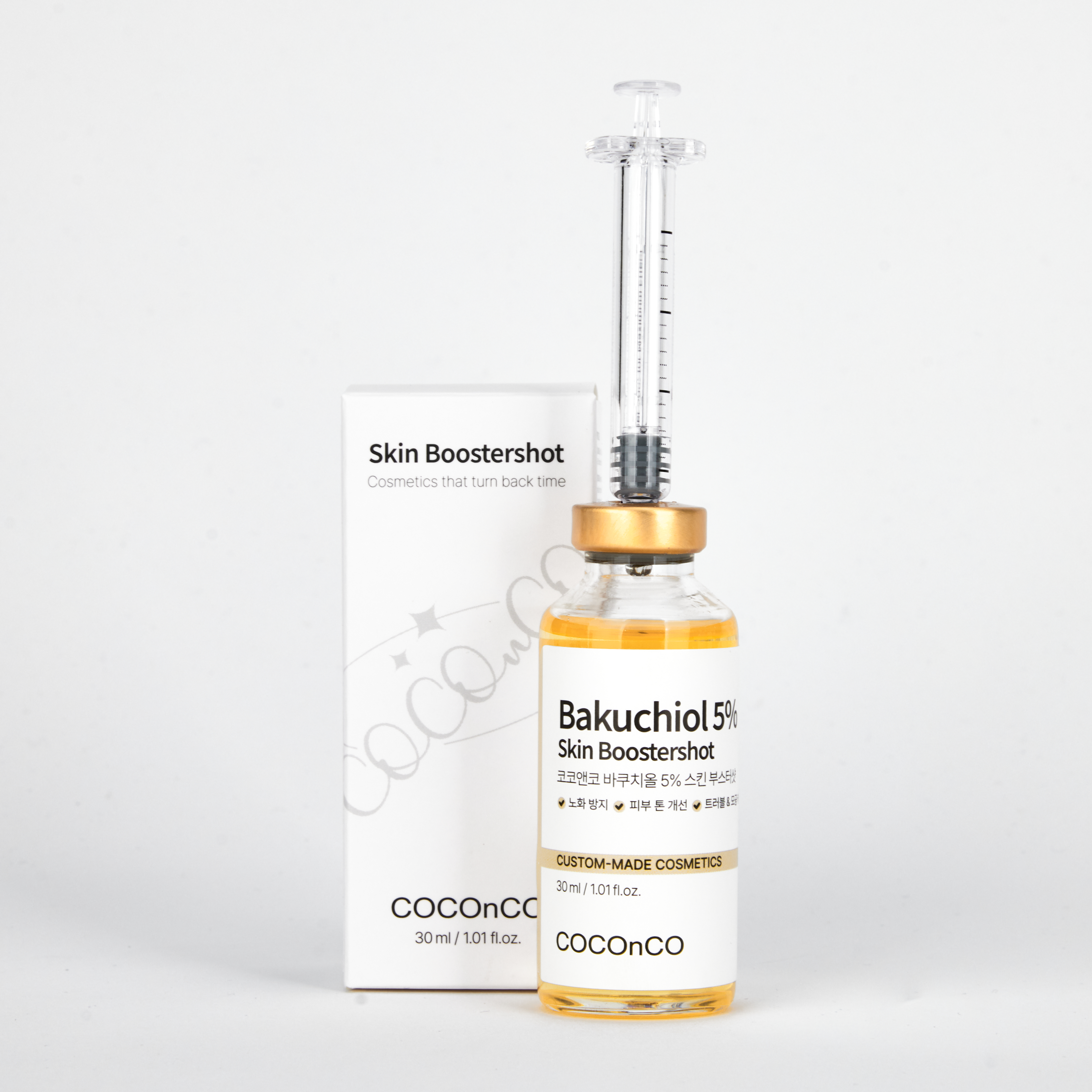 COCOnCO Skin Booster Shot Bakuchiol 5%, 30 ml – Интензивен подмладяващ бустер с бакучиол